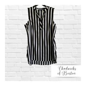 Vintage Chadwick’s of Boston Striped Sleeveless Tunic Tank Top Women’s Large